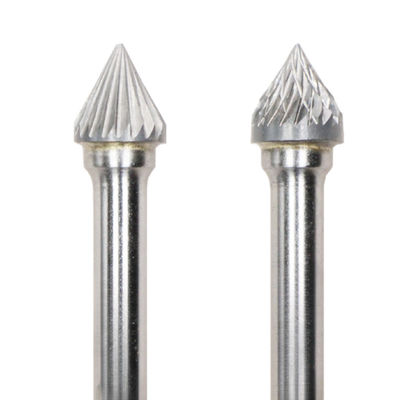 Tungsten Solid Carbide Countersink 60 Degree High Speed Carbide Burs 1/4" Dia