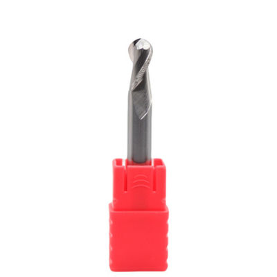HRC 55° R5*10*20*10*75 2 Flutes Ball Nose End Mill For Aluminum Without Coating