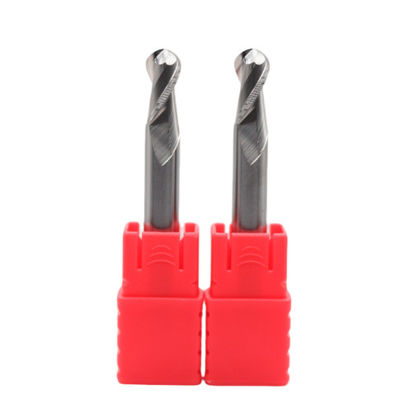 HRC 55° R5*10*20*10*75 2 Flutes Ball Nose End Mill For Aluminum Without Coating
