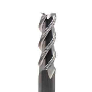 16mm Dia 16*45*16*100 HRC55 3 Flutes Flat Carbide End Mills For Aluminum Uncoated