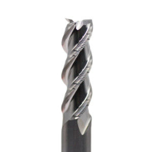 18mm Dia HRC55 3 Flutes Flat Carbide End Mills For Aluminum Uncoated Cut Length 45mm 18*45*18*100 for Customization