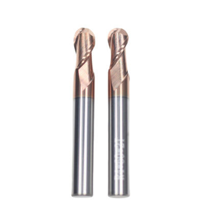3mm Dia R1.5*3*6*3*50 2Flutes TiAISiN Carbide Ball Nose End Mill For Carbon Steel Alloy Steel Cast Iron