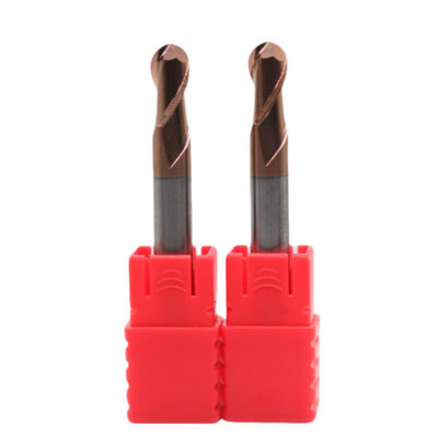 3mm Dia R1.5*3*6*3*50 2Flutes TiAISiN Carbide Ball Nose End Mill For Carbon Steel Alloy Steel Cast Iron