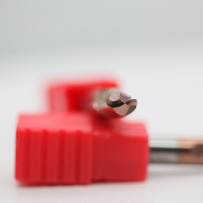 3mm Dia R1.5*3*6*3*50 2Flutes TiAISiN Carbide Ball Nose End Mill For Carbon Steel Alloy Steel Cast Iron