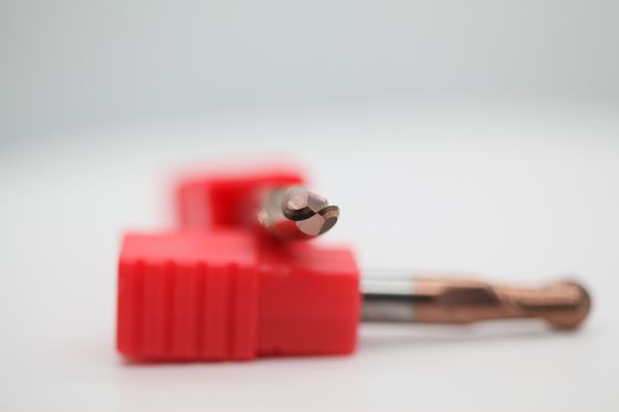 8mm Dia R4*8*16*8*60 2Flutes TiAISiN Carbide Ball Nose End Mill For Carbon Steel Alloy Steel Cast Iron