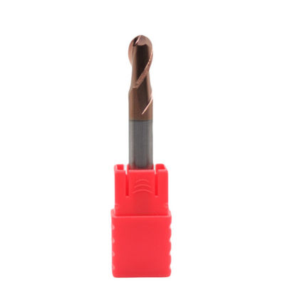 8mm Dia R4*8*16*8*150L 2Flutes TiAISiN Carbide Ball Nose End Mill For Carbon Steel Alloy Steel Cast Iron