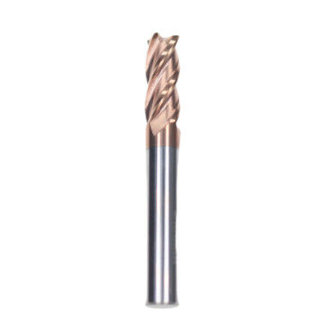 12*30*12*75 TiAISiN Coated 4 Flat Flutes Carbide Square End Mill for Carbon Steel Alloy Steel Cast Iron Cut Diameter 12mm