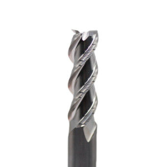 18mm Dia 18*45*18*100 HRC55 3 Flutes Flat Carbide End Mills For Aluminum Uncoated