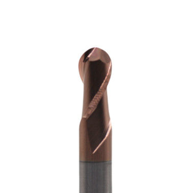 20mm Dia R10*20*40*20*100L 2 Flutes TiAISiN Carbide Ball Nose End Mill For Carbon Steel Alloy Steel Cast Iron