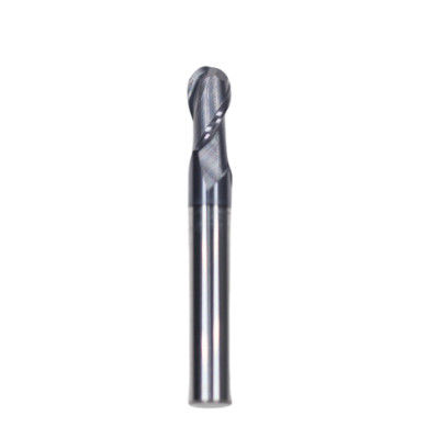 16mm R4*8*16*8*60 2 Flutes Ball End Mill AITiN Coated for Carbon Steel Alloy Steel Stainless Steel Cast Iron Machining Tool