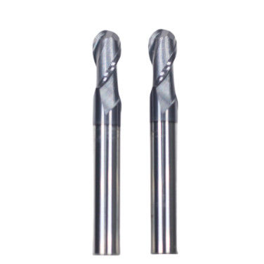 AITiN Coated 10mm R5*10*20*10*75 2 Flutes Ball End Mill for Machining Carbon Steel Alloy Steel Stainless Steel Cast Iron
