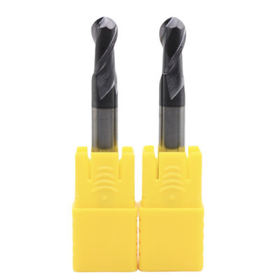 AITiN Coated 10mm R5*10*20*10*75 2 Flutes Ball End Mill for Machining Carbon Steel Alloy Steel Stainless Steel Cast Iron