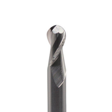 HRC 55° R4*8*16*8*60 2 Flutes Ball Nose End Mill For Aluminum Without Coating