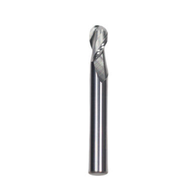 HRC 55° R10*20*40*20*150L 2 Flutes Ball Nose End Mill For Aluminum Without Coating