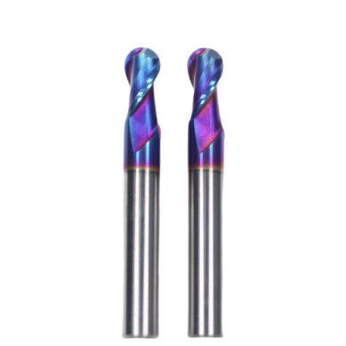 2 Flutes HRC 65 R9*18*36*18*150L TiAISiN Coated Carbide Ball Nose End Mill