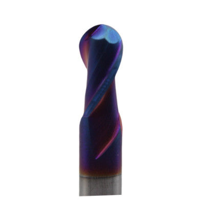 2 Flutes HRC 65 R9*18*36*18*150L TiAISiN Coated Carbide Ball Nose End Mill