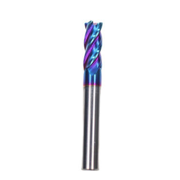 10mm Dia 10*25*10*75-4F Flat End Mill TiAISiNX Square End Mill For Steel & Cast Iron
