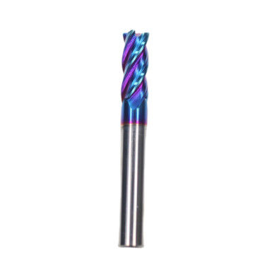 8mm Dia 8*20*8*60-4F Flat End Mill TiAISiNX Square End Mill For Steel & Cast Iron