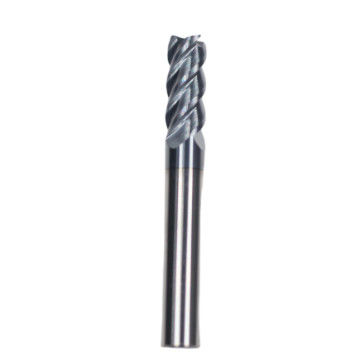 16mm Dia 16*45*16*100 AITiN Black Nano Coating 4 Flute Carbide Square End Mill For Steel Cast Iron