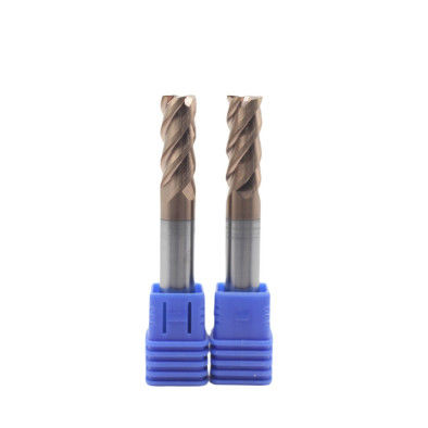 10mm Cut Diameter 4flutes Milling Cutter For Alloy Steel Hardened Steel 45-65HRC ALTiN TiSiN Coating For Customization