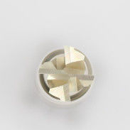 10*25*10*75*4T 4flutes End Mill For Stainless Steels And Titanium Alloy HT Champagne Gold Coating