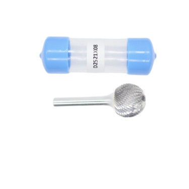 Good price D-Ball Shape 25mm Cut Dia Carbide Burrs With 8mm Shank Dia  Double Cut Carbide Rotary Burr online
