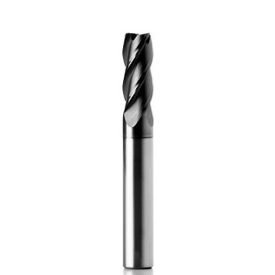 quality 4 Flute Steel End Mill  35 Degree Helix Angle AITiN Coated End Mills For Steel 8mm Shank factory