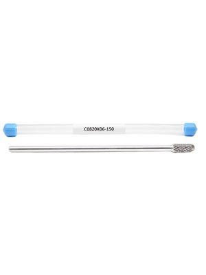 Good price C0820-150mm Extended 6mm Shank Tungsten Carbide Burrs Standard Double Cut Carbide Burrs online