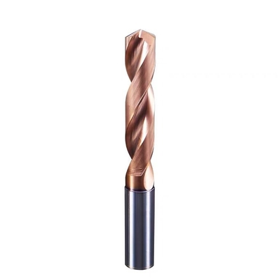 Good price HRC55 Solid Carbide Drill Bit 3D Tungsten Carbide Twist Drills For Metal TiSiN Coated online