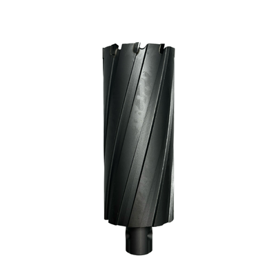 Quality 100mm Cut Depth TCT Annular Cutter 18mm-250mm Cut Dia Core Drills | H11 Body K30 Carbide Tips factory